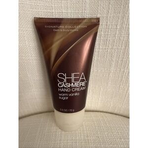 Bath‎ & Body Works Shea Cashmere Hand Cream Warm Vanilla Sugar Signature 2.5 Oz
